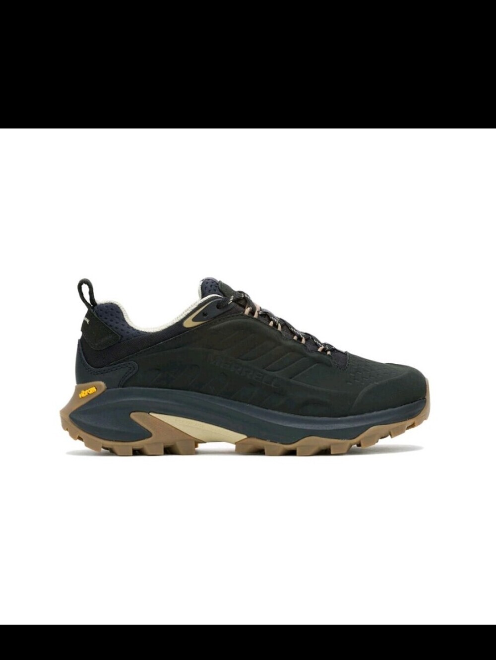 Merrell Women's Moab Speed 2 Leather Trail Running Shoes Black- Black - Picture 6 of 9